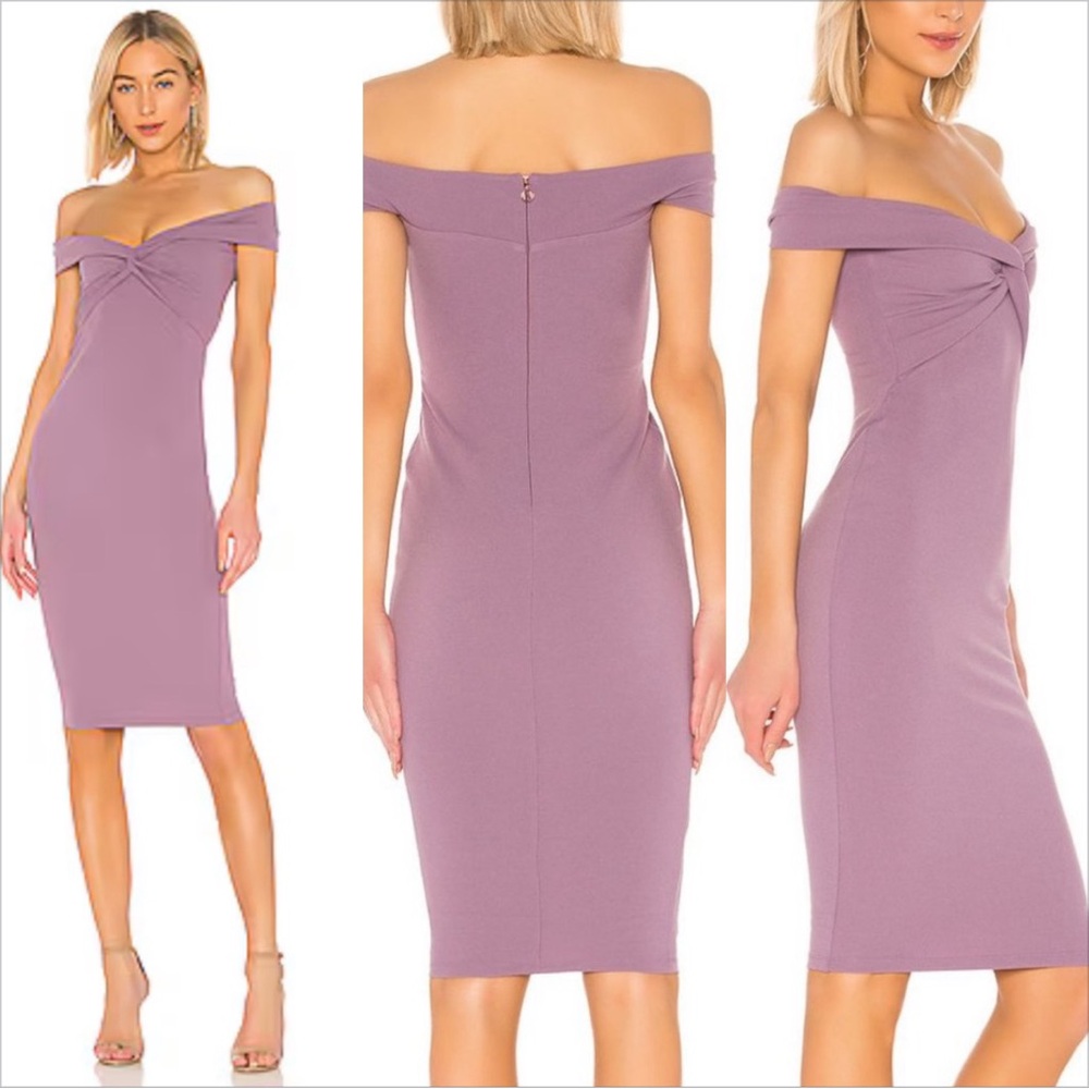 NOOKIE x REVOLVE Dolly Midi Dress in Soft Violet
